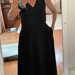 Banana Republic fit n flare below the knee black dress. Size 6
